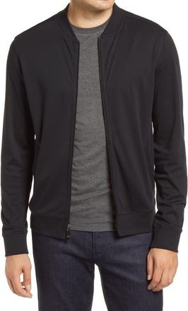 Robert Barakett Georgia Pima Cotton Jacket in Black at Nordstrom, Size Xx-Large