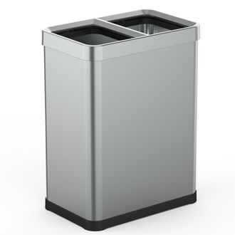 Kitchen Move Cubo De Basura De Reciclaje Con Tapa Abierta 60l Tallin