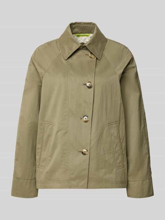 Fuchs Schmitt Jacke mit seitlichen Eingrifftaschen und Kentkragen in Schilf, Gr&ouml;&szlig;e 36