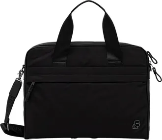 Karl Lagerfeld Tassen, Heren, Zwart, ONE Size, Leer, Weekend Bags