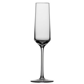 Schott Zwiesel Pure Tritan Crystal Champagne Flute Glass, 7.1 ounce, Set Of 6