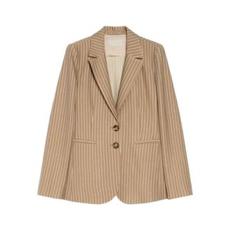 iBlues Blazers, female, Brown, Size: XS Ibluerbanfresco Blazer