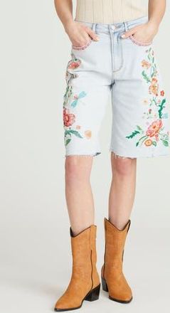 Free People Palmer High Waist Barrel Shorts in Light Wash at Nordstrom Rack, Size 29