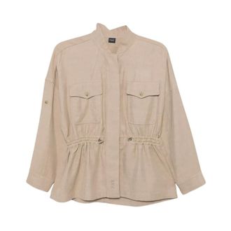 Fay Light Jackets, female, Beige, Size: XS Light Jacket