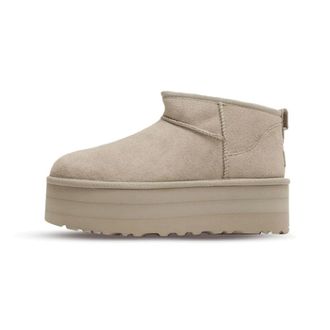 UGG Classic Ultra Mini Platform Boot - Dames - Schoenen - Grijs - Maat: 39 EU Wol