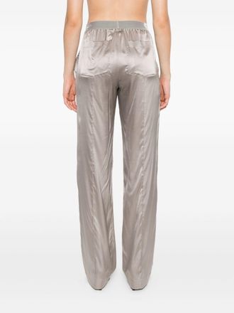 Tom Ford Womens Trousers Silver Silk