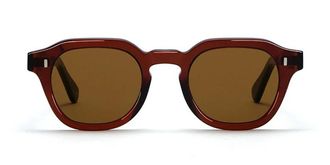 L.G.R Senegal 6845 Mens Sunglasses Brown Size 49