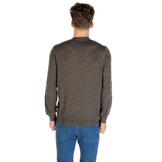 A|X Armani Exchange Textured Knit Sweater - Green