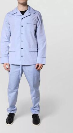 Dolce & Gabbana cotton logo print pajama set