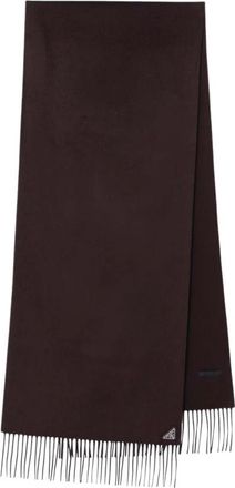 Prada Zijde en Kasjmier Sjaal - Heren - Wintersjaals - Bruin - ONE Size - Kasjmier - Accessoires