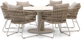 Intenso Furniture Intenso Trofarello/La Fonte &oslash;150cm dining tuinset 7-delig