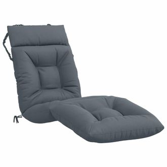 vidaXL Cuscino Per Lettino Vianen 100% Poliestere Blu 200 X 50 X 8 Cm Vidaxl