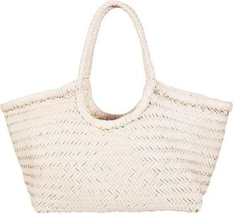 Dragon Diffusion Nantucket Grote Shopper - Dames - Shoppers - Beige - ONE Size - Leer - Tassen
