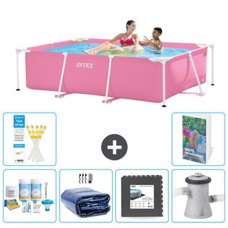 Intex Piscina Con Estructura Rectangular - 220x150x60 Cm - 7-piezas S59
