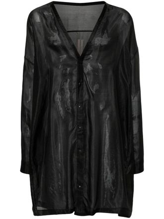 Rick Owens Camicia Lido Larry - Nero