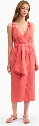 Rebecca Taylor Brielle Poplin Dress in Coral Blush at Nordstrom, Size Medium