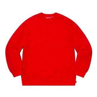 SUPREME Stars Crewneck Red White SUP-SS20-500