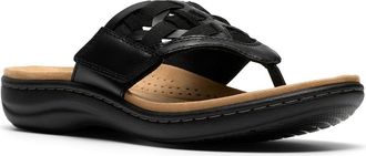 Clarks Laurieann Mia Womens Sandals Black Leather : 7.5 B - Medium