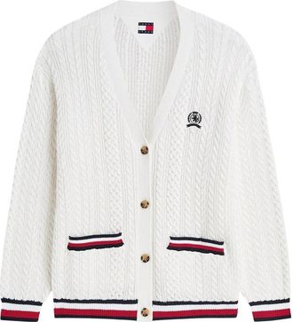 Tommy Jeans Dames, Truien, Wit, Maat: M