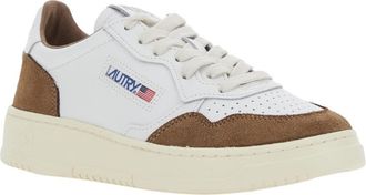 Autry Womens Low-Top Sneakers Medalist White Leather Cow Trainers