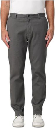 A|X Armani Exchange Regular Fit Broek - Heren - Broeken - Grijs - Maat: W33 Katoen