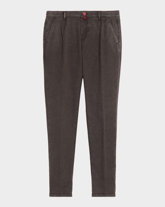Sartorio Men & apos;s Washed-Effect Wool Four-Pocket Pants