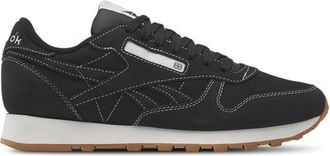 Reebok Mens Classic Leather - Running Shoes Black/Chalk/Gum Size 10.0