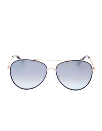 Juicy Couture Womens Juicy Couture Silver Lens Blue Detail Gold Sunglasses - Size: ONE size