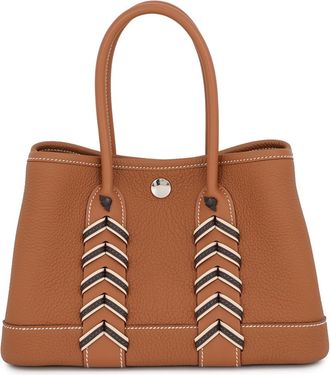 Herm&egrave;s Garden Gold Togo Leather Swift Leather Handbag Tote Bag (Pre-Owned)