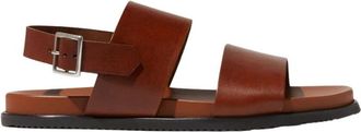 Scarosso Antonio Sandalen - Heren - Sandalen - Bruin - 40 EU - Leer - Schoenen