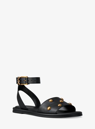 Michael Kors Rosetta Studded Leather Sandal