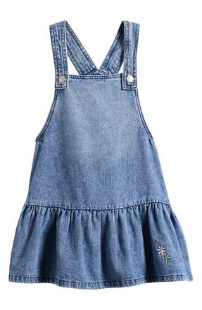 Next Kids Denim Pinafore Dress in Blue at Nordstrom, Size 12-18M