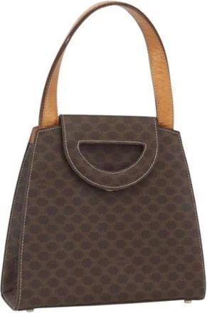 Celine Pre-owned Handbags, female, Brown, Size: ONE SIZE Pre-owned Vintage Leather Handbag