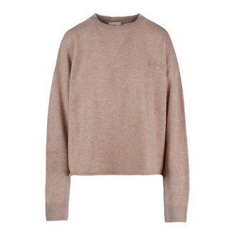 Autry Gebreide trui met ronde hals - Dames - Truien - Beige - Maat: L