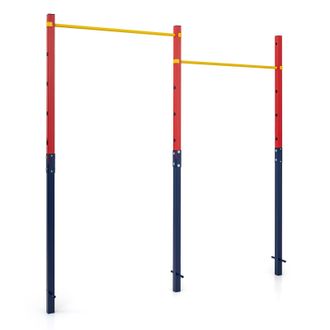 Costway Costway Sbarra Da Ginnastica, Sbarra Per Trazioni Per Adulti E Bambini Con Altezza Regolabile In 5 Livelli 80-172 Cm, Parallele Ginnastica Artistica P