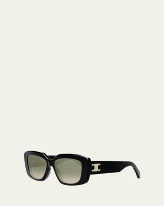 Celine Triomphe Rectangle Acetate Sunglasses