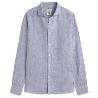 Ecoalf Alfredo Linen Stripes Shirt Hemd f&uuml;r Herren | lila