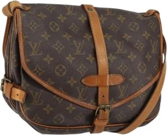 Louis Vuitton Pre-owned Cross Body Bags, female, Brown, Size: ONE SIZE Pre-owned Vintage Cross Body Bag