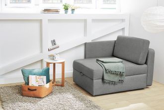 Jockenhöfer Sessel »Youngster« platzsparend, verwandelbar in ein Gästebett, Liegefläche 84x201 cm