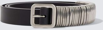 Jil Sander Embellished leather belt