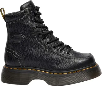 Dr. Martens Buzz 8-Eye Boot - Dames - Veterlaarzen - Zwart - 40 EU - Leer - Schoenen