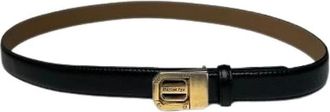 Burberry Pre-owned Belts, female, Black, Size: ONE SIZE Pre-owned Vintage Belt