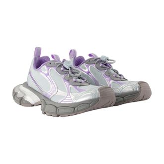 Balenciaga Womens Nylon Hybrid Sole Sneaker Gray