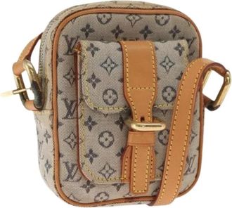 Louis Vuitton Pre-owned Cross Body Bags, female, Blue, Size: ONE SIZE Pre-owned Monogram Mini Canvas Shoulder Bag