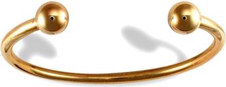 Jewelco London 9ct Gold Heavyweight Torque 4mm Bangle Bracelet - JBG104