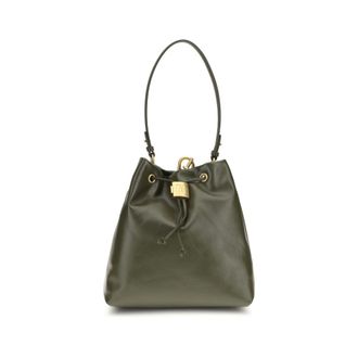 Balmain Bicolor Calf Leather Bos Taurus Womens Backpack