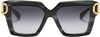Valentino V - Uno Oversized Square Frame Sunglasses