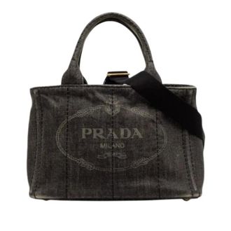 Prada Pre-owned Tote Bags, female, Black, Size: ONE SIZE Pre-owned Vintage Tote Bag