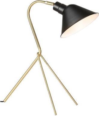 Jonathan Y Designs Mae 20.25 Brass LED Task Lamp, Brass Gold/Black at Nordstrom
