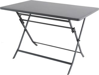 Hesperide Tavolo da giardino pieghevole 110x71x70 cm Greensboro grafite